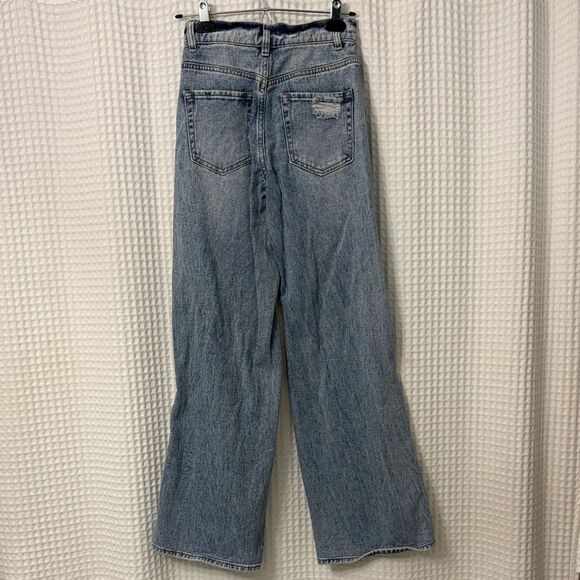 PacSun Light Blue Distressed Flare Jeans Size 24 - Picture 4 of 7